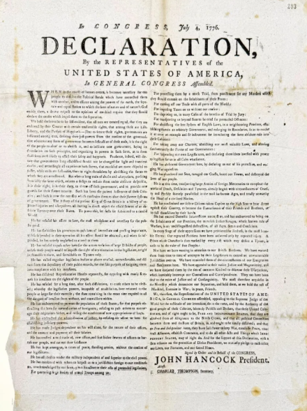 U.S. Declaration