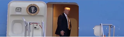 Trump Smuggled Out of Air Force One