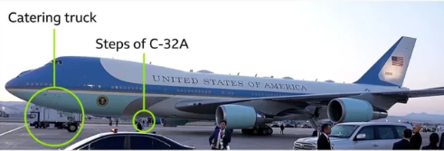 Trump Smuggled Out of Air Force One