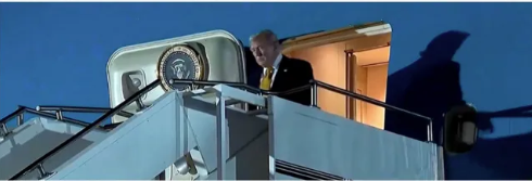 Trump Smuggled Out of Air Force One