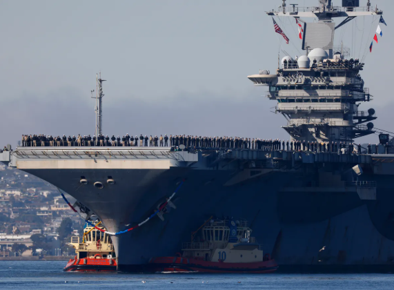 Investigating claim USS Abraham Lincoln sailors