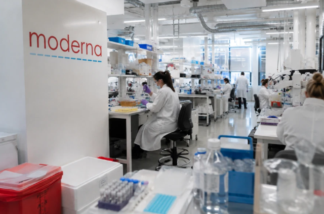 Why is Moderna stock up 87% today during premarket trade