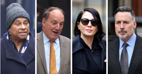 Baroness Lawrence, Sir Simon Hughes, Sadie Frost and David Furnish were among the seven claimants