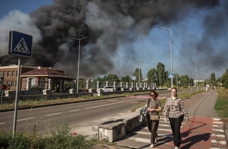 Russian Drone Strike Ukraine