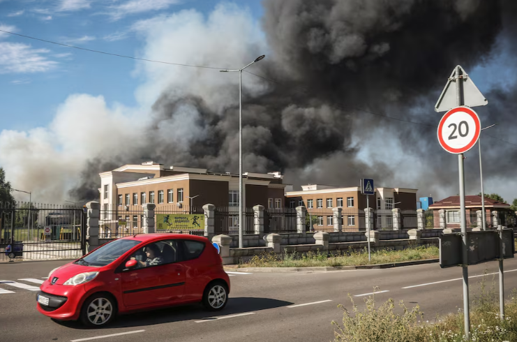 Russian Drone Strike Ukraine
