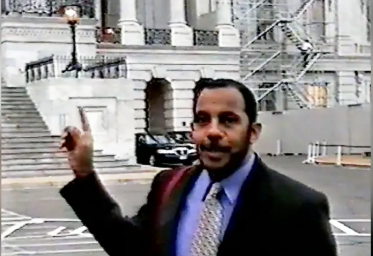 Bayoumi noted a "plan" while filming outside the Capitol