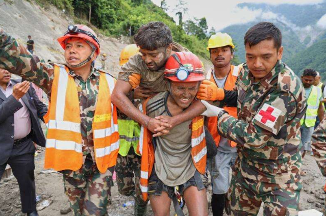 2 Workers Rescued From Nepal Hydropower Tunnel Nine Days After Devastating Floods