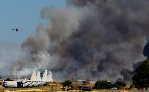 Greek F-4 Fighter Jet Crashes During Air Show