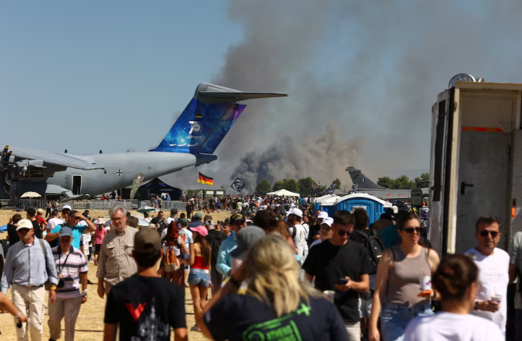 Greek F-4 Fighter Jet Crashes During Air Show