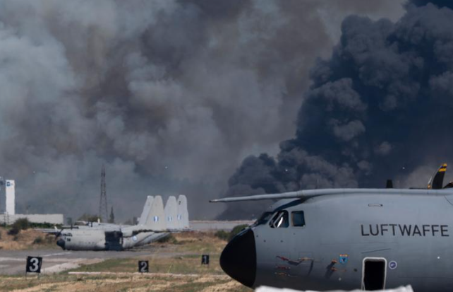 Greek F-4 Fighter Jet Crashes During Air Show Near Athens