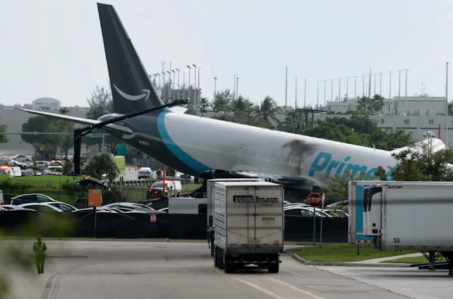 Amazon Cargo Plane Boeing 767 Crashes at Miami Airport