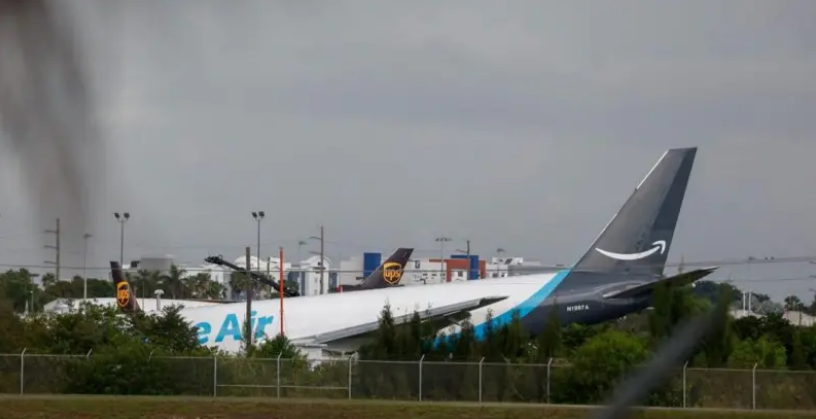 Amazon Cargo Plane Boeing 767 Crashes at Miami Airport