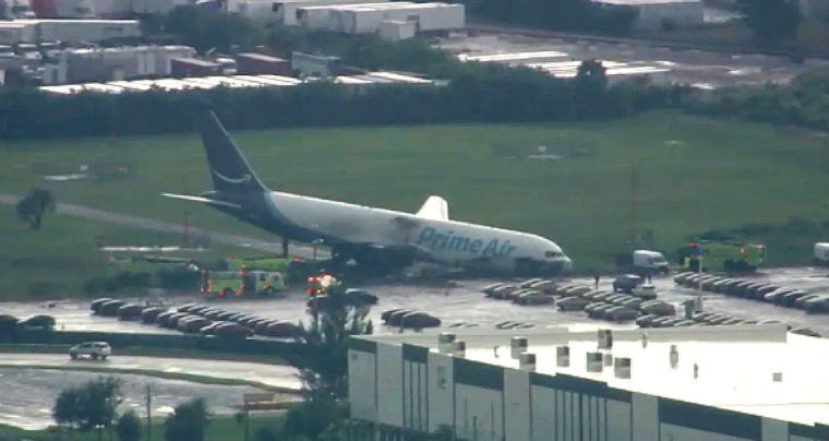 Amazon cargo Plane Boeing 767 Crashes