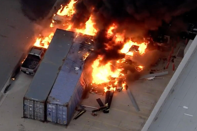 News Helicopter Crashes in Los Angeles, Killing 3 Near Fatal Bus Collision Site