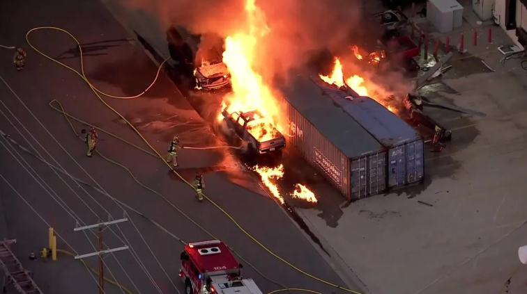 News Helicopter Crashes in Los Angeles, Killing 3 Near Fatal Bus Collision Site