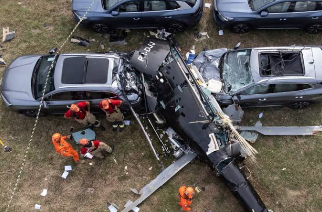 News Helicopter Crashes in Los Angeles, Killing 3 Near Fatal Bus Collision Site