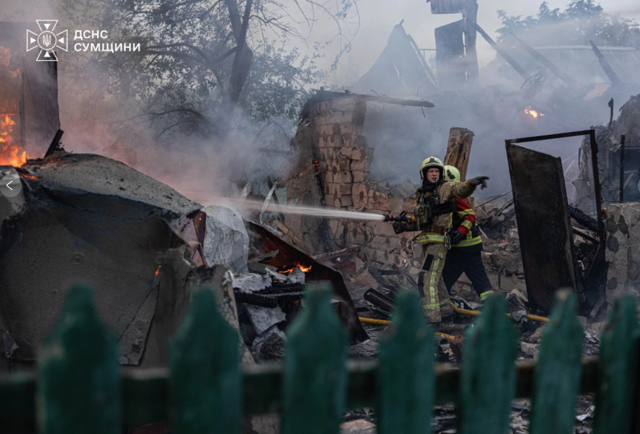 Russian Drone Strike on a Passenger Bus in Ukraine Kills 5 and Injures 7