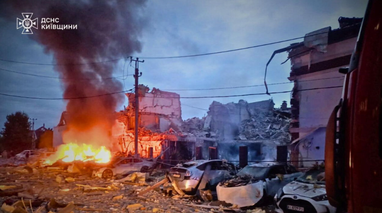 Russia strikes Kyiv and other Ukrainian cities, Poland scrambles jets