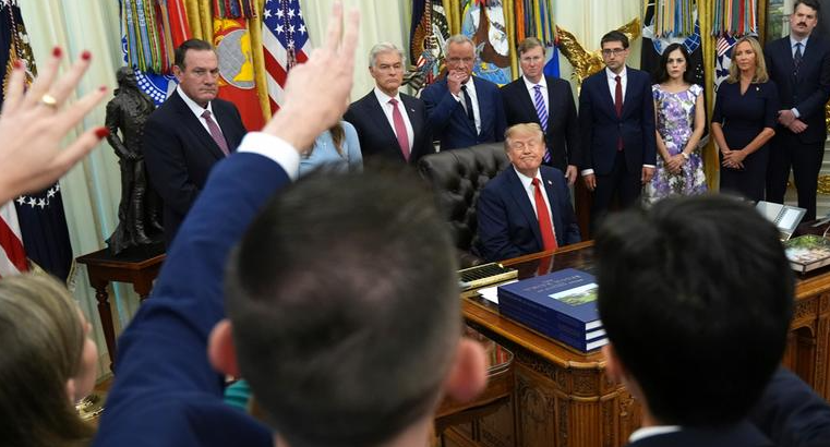 White House turns away CNN, MS NOW, Politico reporters after Trump's ban