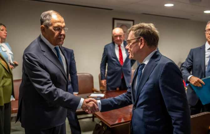 At UN, Russia and Germany Top Diplomats hold First Talks Since Invasion of Ukraine