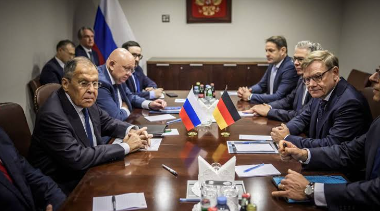 At UN, Russia and Germany’s top diplomats hold first talks since invasion of Ukraine