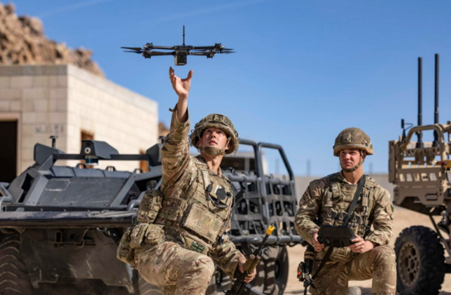 U.S Army Tests AI and Electronic Warfare to Counter 100-Drone Swarms